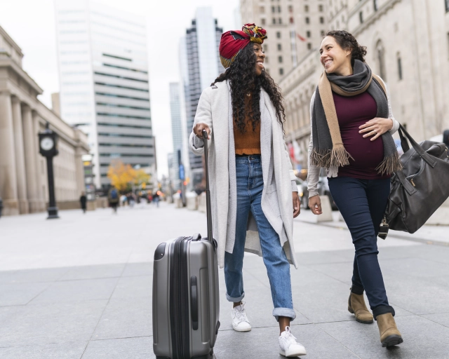 Visitors to Canada