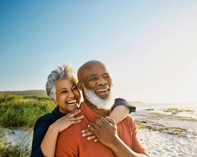 Couple on beach
